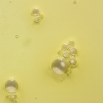 oil cleanser liquid with bubbles.